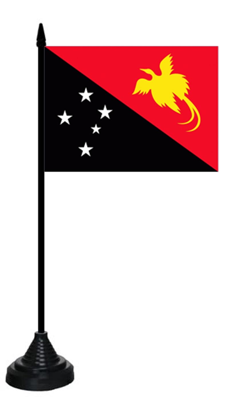 Papua Neuguinea Tischflagge 10x15 cm