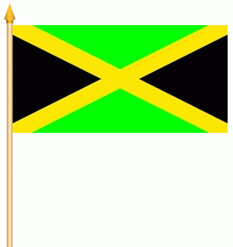 Jamaika Stockflagge 30x45 cm