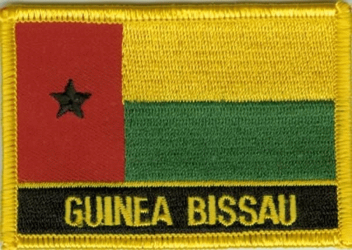 Guinea Bissau Aufnäher / Patch mit Schrift