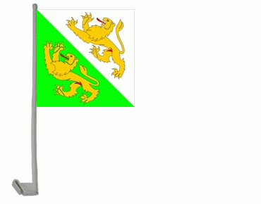 Thurgau / Thurgovie (Schweiz) Autoflagge 30x30 cm Abverkauf