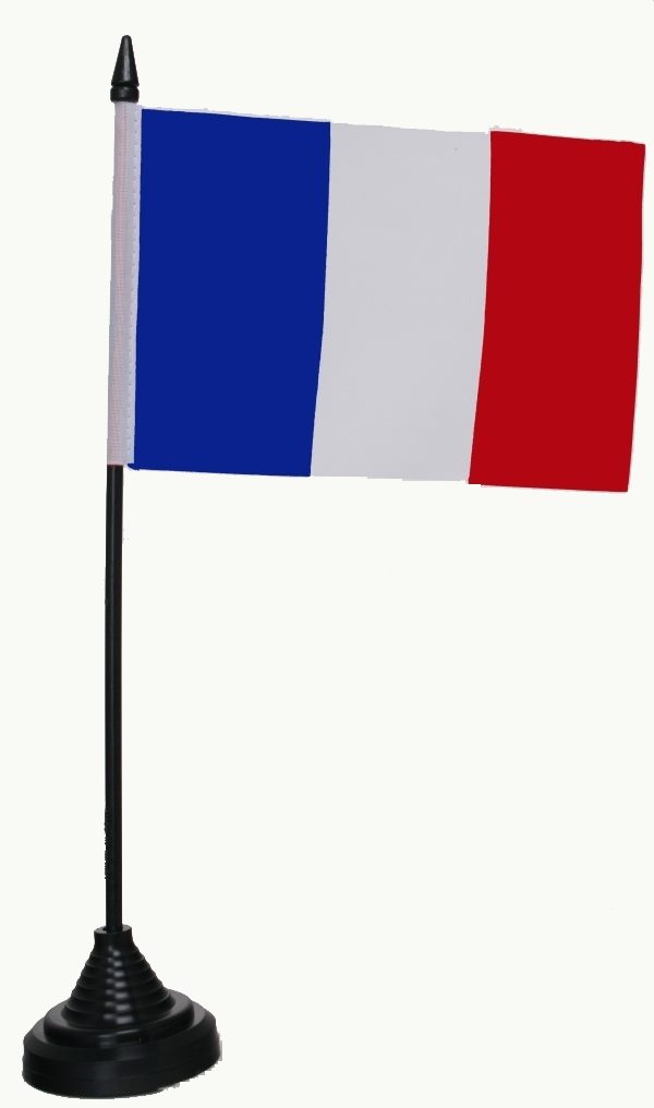 Frankreich Tischflagge 10x15 cm