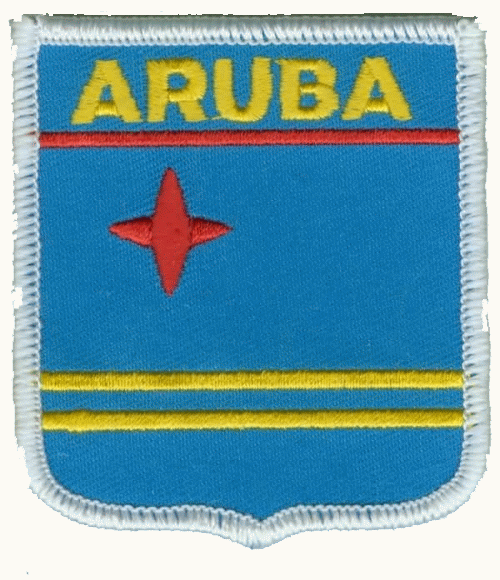 Aruba (Niederländische Antillen) Wappenaufnäher / Patch
