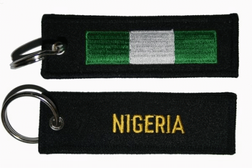Nigeria Schlüsselanhänger