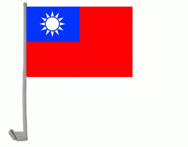 Taiwan (Republik China) Autoflagge 30x40 cm