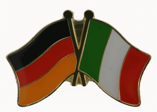 Deutschland / Italien Freundschaftspin