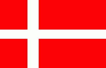 Dänemark Aufkleber 8 x 5 cm