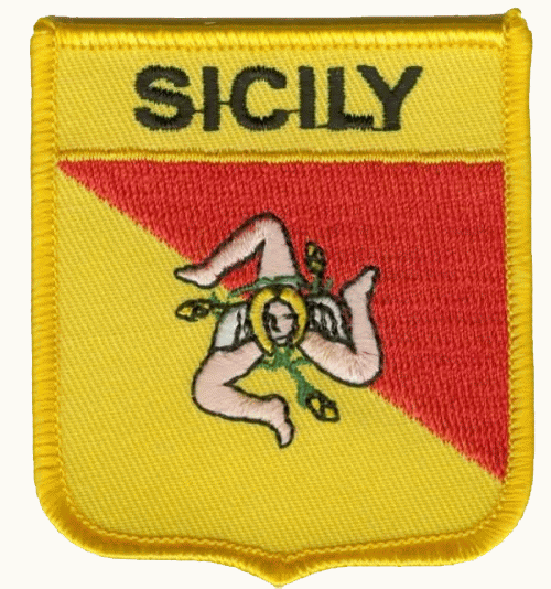 Sizilien Wappenaufnäher / Patch