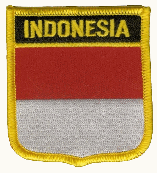 Indonesien Wappenaufnäher / Patch