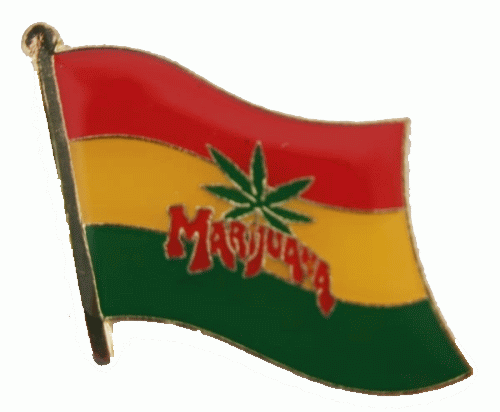 Marihuana Cannabis Pin