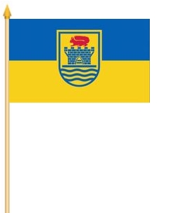 Eckernförde Stockflagge 30x40 cm