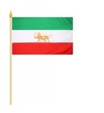 Iran alt Stockflagge 30x45 cm