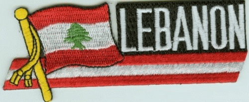 Libanon Sidekickaufnäher