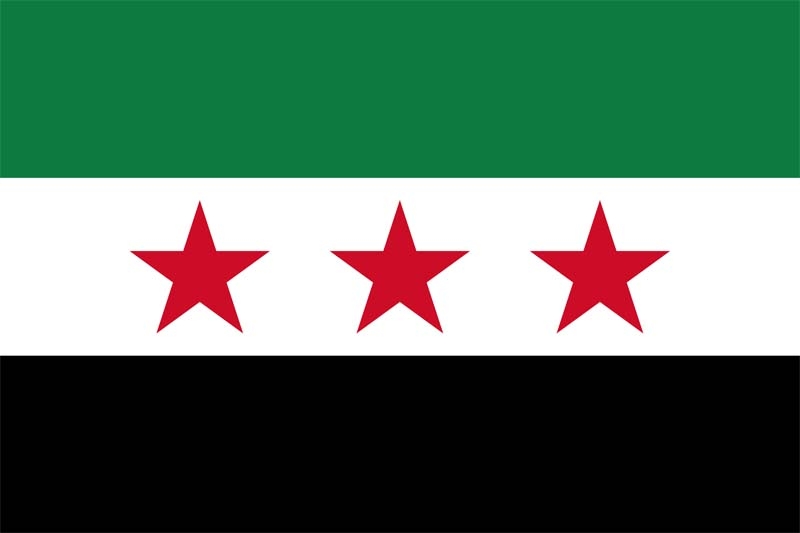 Syrien alt Flagge 90x150 cm