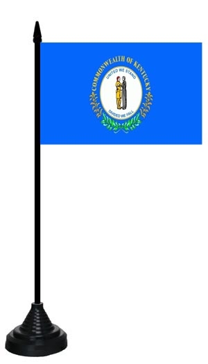 Kentucky Tischflagge 10x15 cm