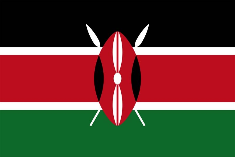 Kenia Flagge 60x90 cm