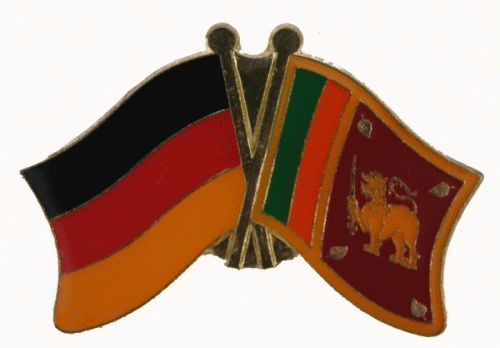 Deutschland / Sri Lanka Freundschaftspin