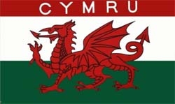 Wales CYMRU Flagge 90x150 cm