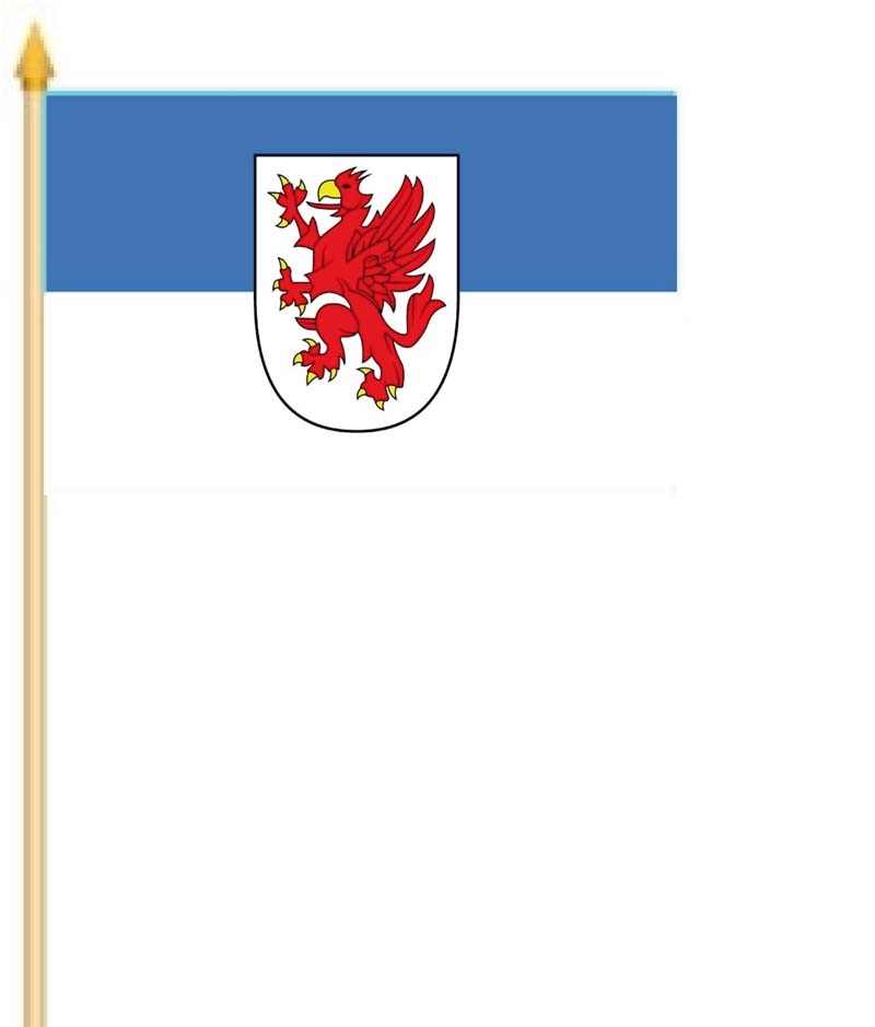 Vorpommern Stockflagge 30x40 cm