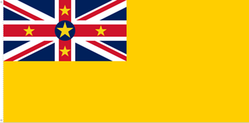 Niue Flagge 60x90 cm