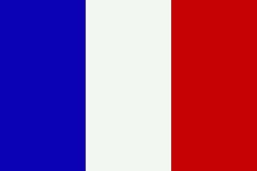Frankreich Aufkleber 8 x 5 cm