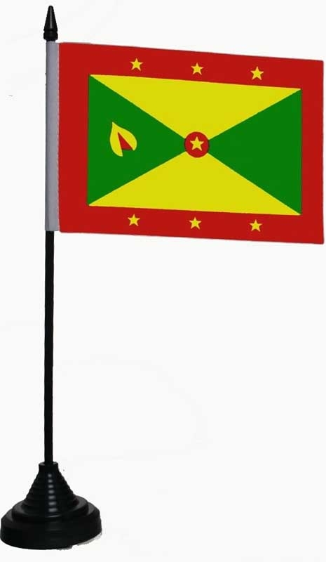 Grenada Tischflagge 10x15 cm