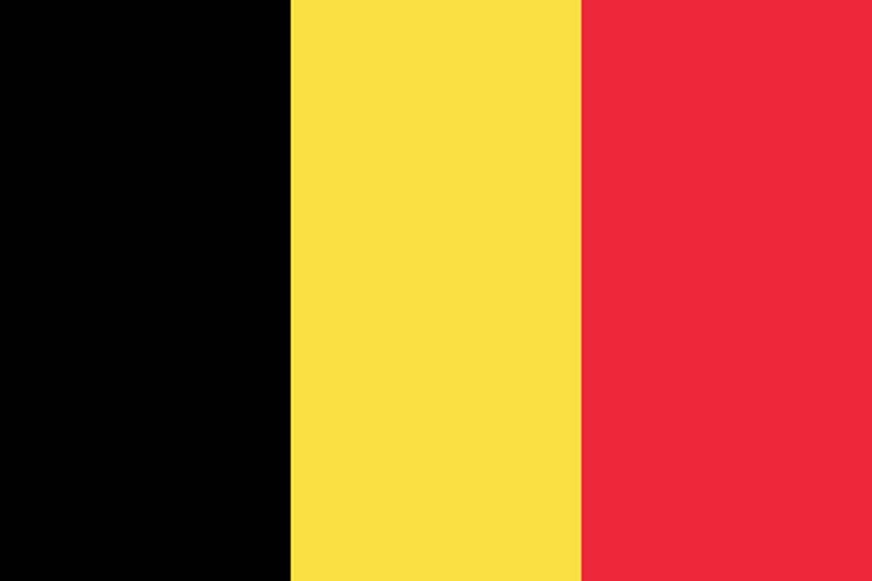 Belgien Bootsflagge 30x45 cm