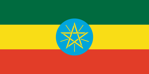Äthiopien mit Stern Flagge 60x90 cm
