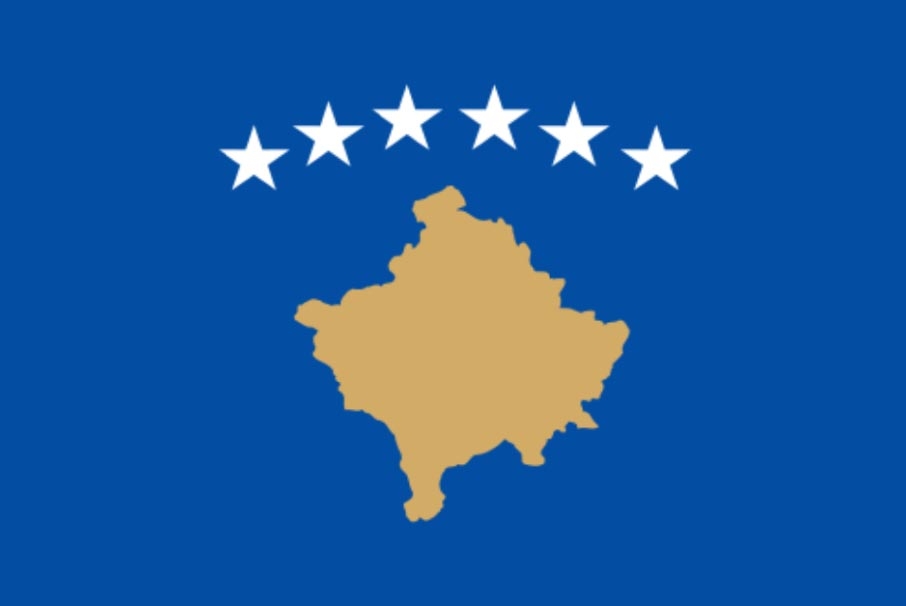 Kosovo ab 2008 Flagge 150x250 cm
