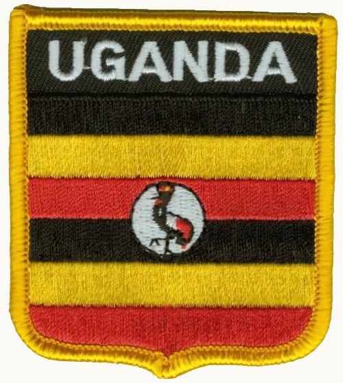 Uganda Wappenaufnäher / Patch