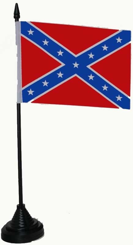 Südstaaten Konföderation Tischflagge 10x15 cm