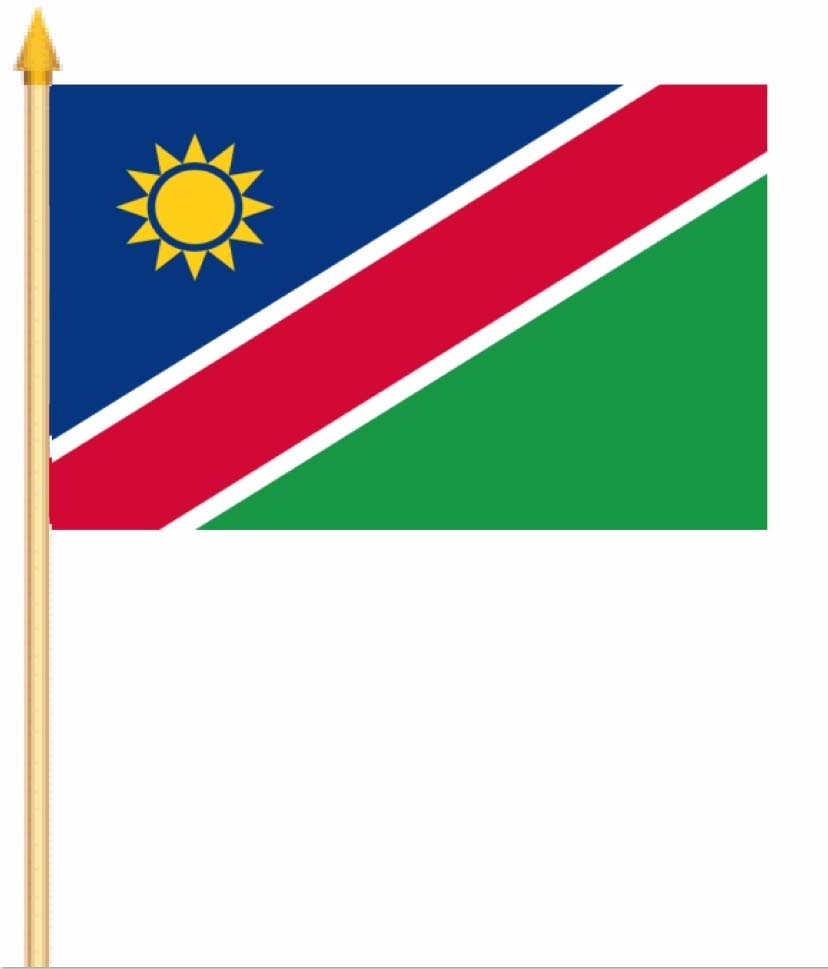 Namibia Stockflagge 30x45 cm