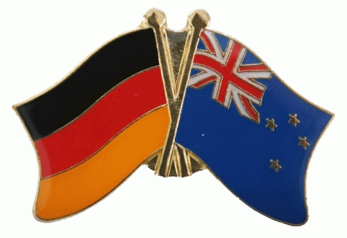 Deutschland / Neuseeland Freundschaftspin