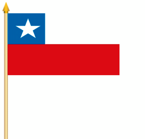 Chile Stockflagge 30x45 cm