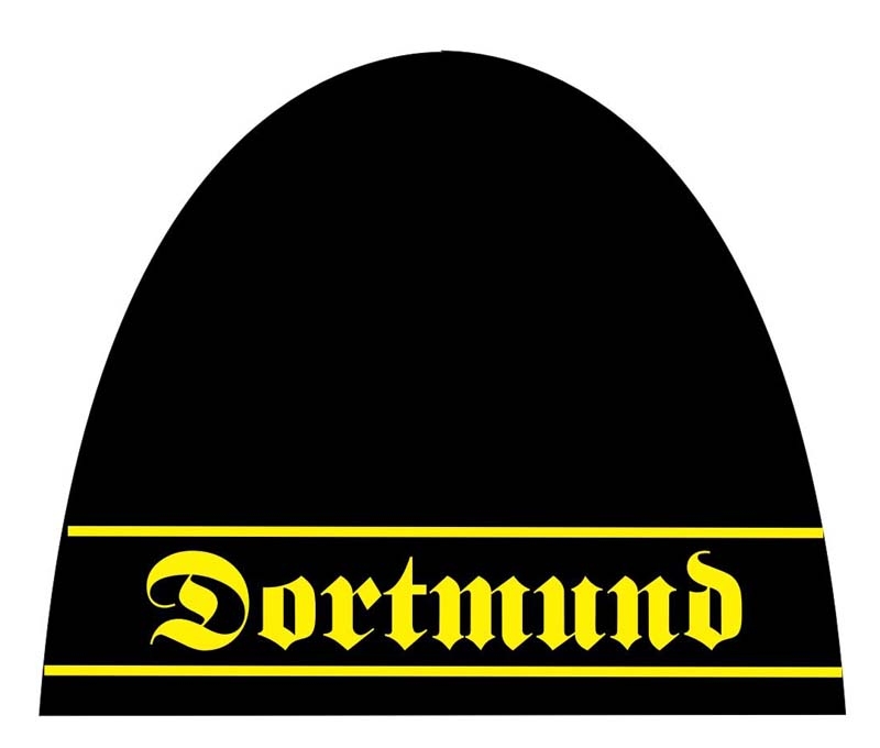 Dortmund mit Schrift Strickmütze