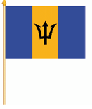 Barbados Stockflagge 30x45 cm