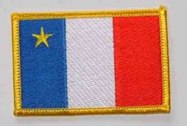 Acadia / Akadier (Region)  Aufnäher / Patch 8 x 5 cm