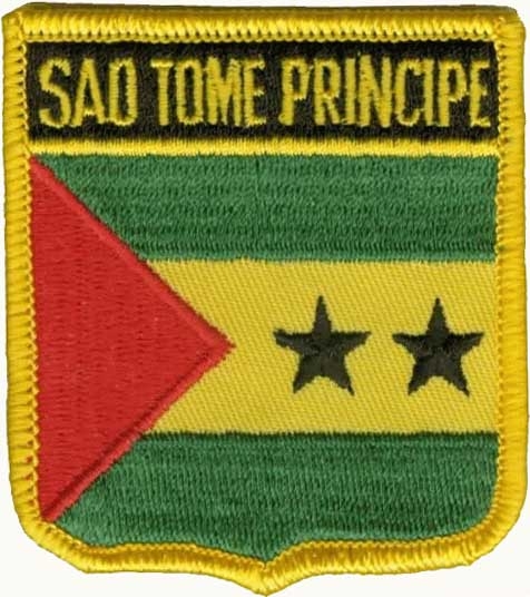Sao Tome et Principe Wappenaufnäher / Patch