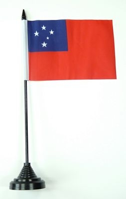 West Samoa Tischflagge 10x15 cm