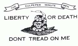 Culpeper (1775) Flagge 90x150 cm