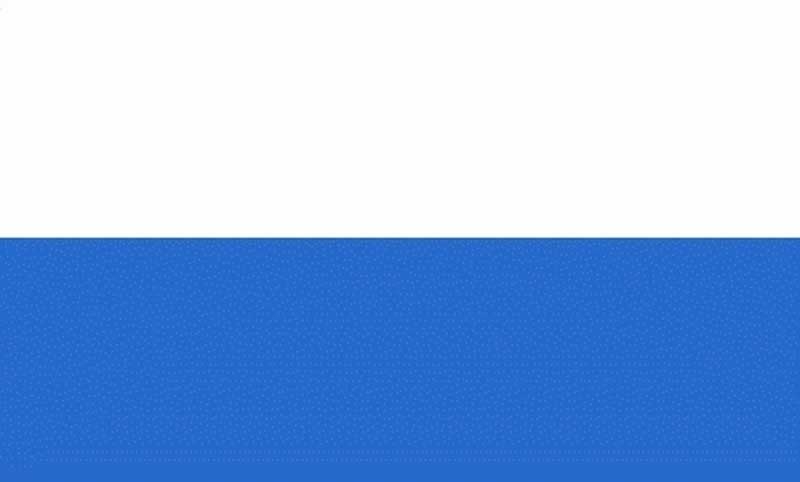 Weiß-Blau (2 Streifen) Flagge 60x90 cm