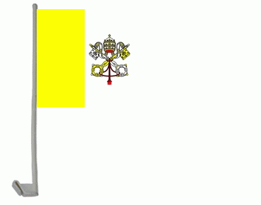 Vatikan Autoflagge 30x45 cm