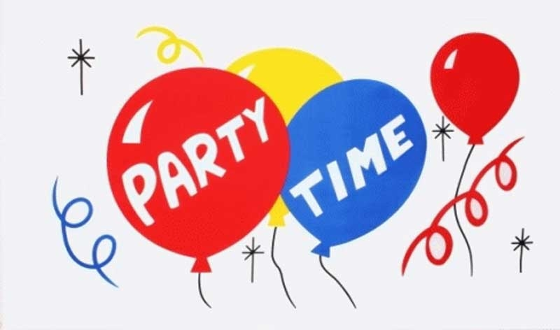 Party Time Flagge 150x250 cm