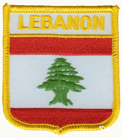 Libanon Wappenaufnäher / Patch