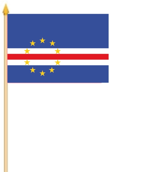 Kap Verde Stockflagge 30x45 cm