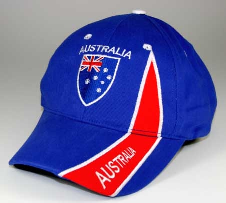 Australien blaues Baseballcap