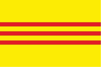 Süd Vietnam Flagge 90x150 cm