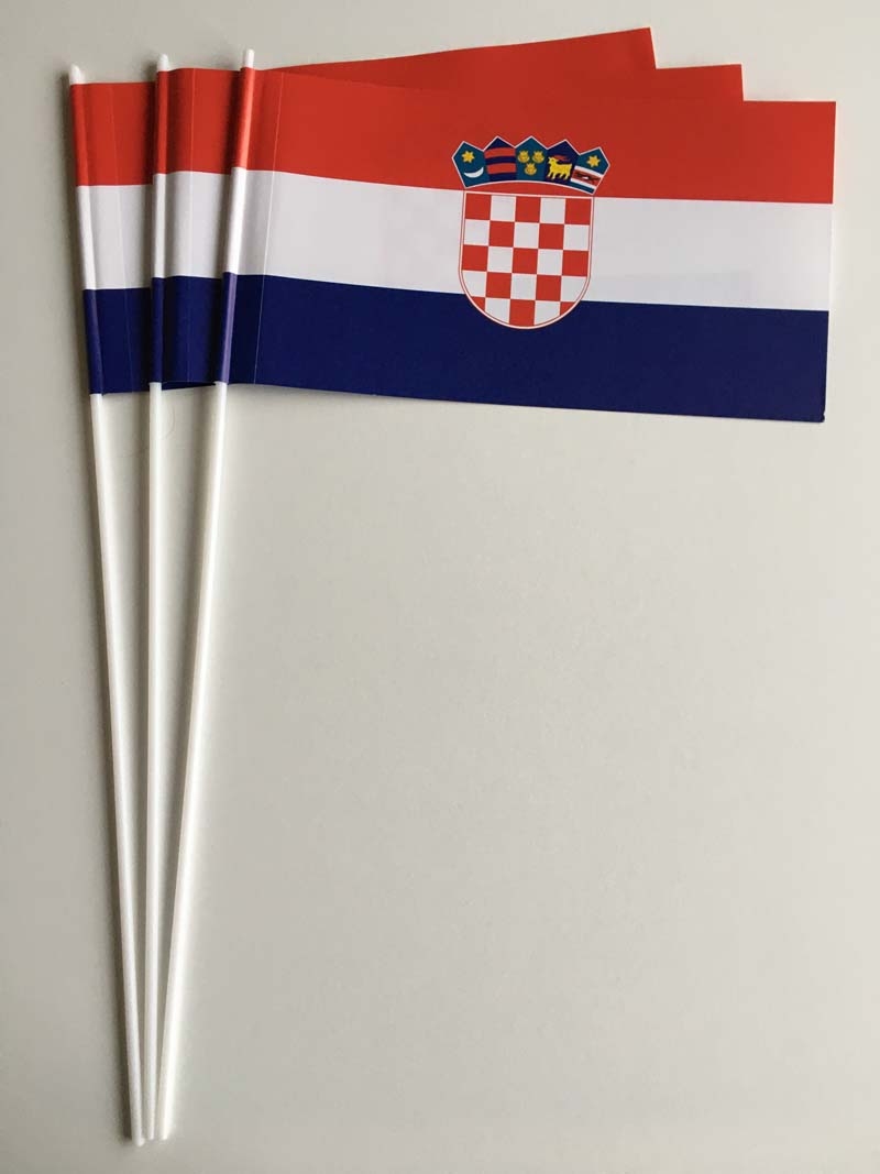 Kroatien Papierflagge VPE 50 Stück