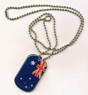 Australien Dog Tag 30x50 mm (Erkennungsmarke)