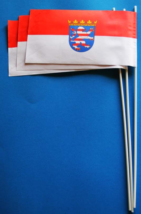 Hessen Papierflagge VPE 50 Stück