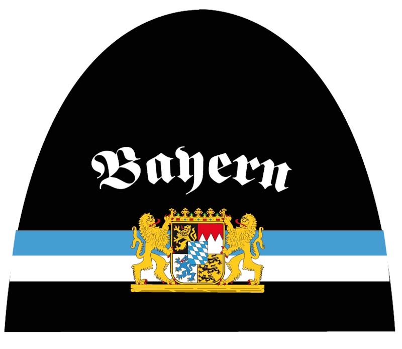Bayern mit Wappen Strickmütze